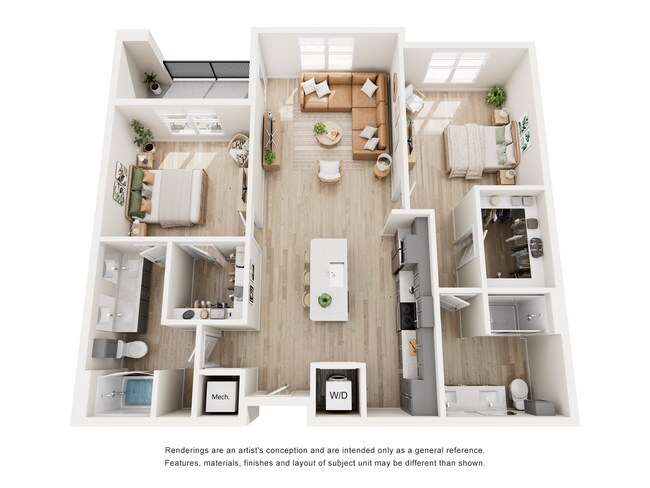 2B - 2B 3307 floor plan